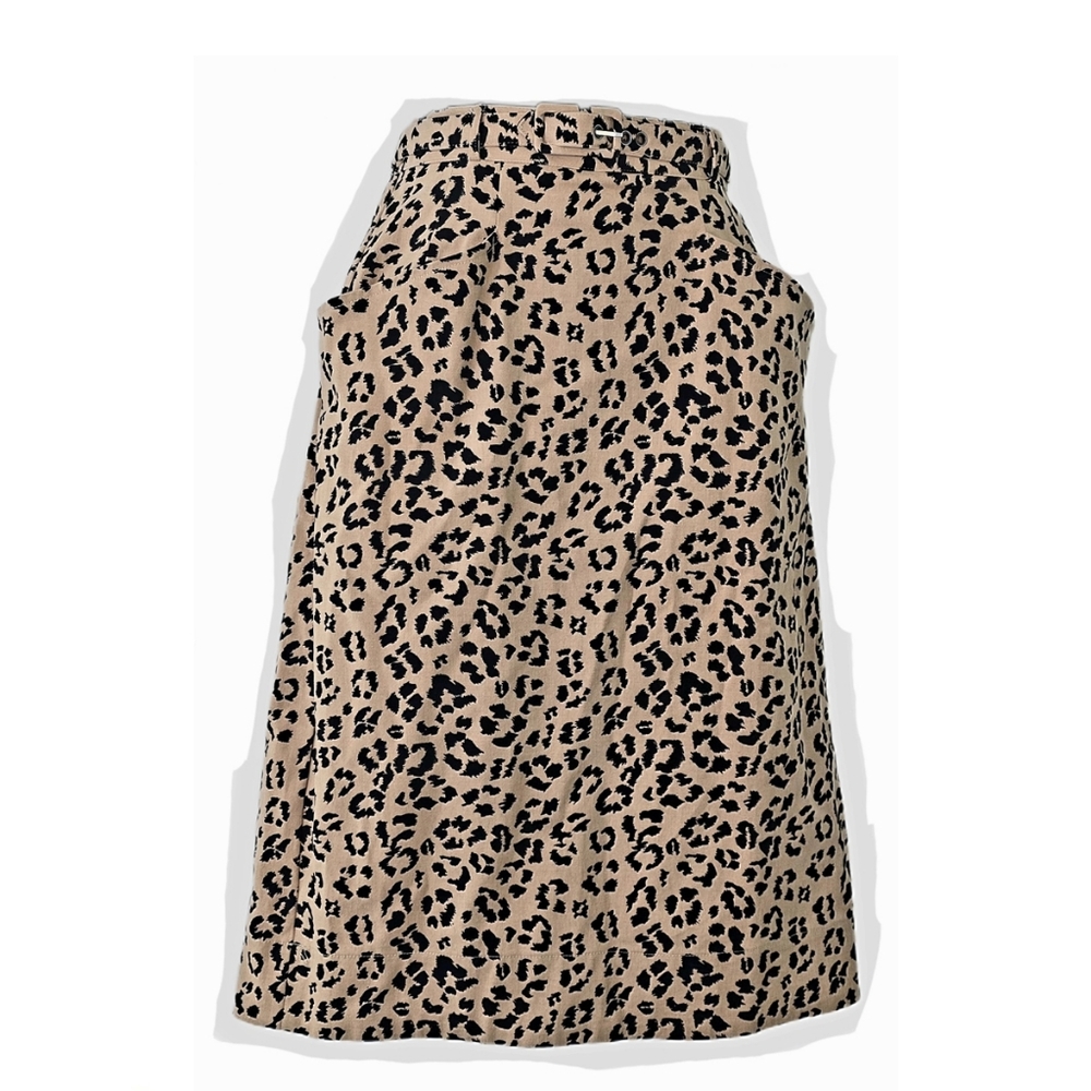 NWT Skirt by Candice Gwinn Trashy Diva Brand In Leopard Print Womens Size 2